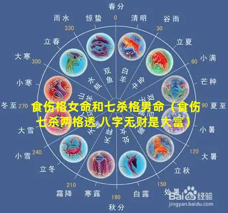 食伤格女命和七杀格男命（食伤七杀两格透 八字无财是大富）